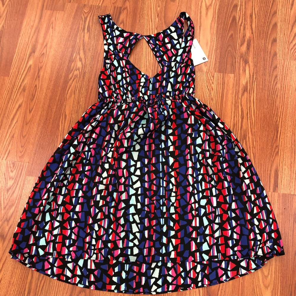 Pretty geometric pattern ROXY dress